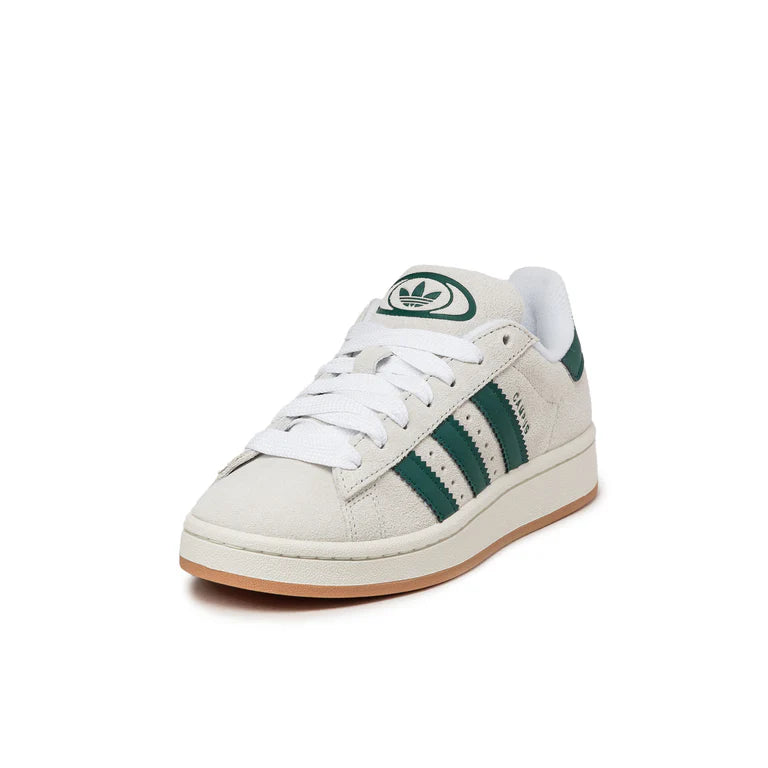 Adidas campus crystal white dark green