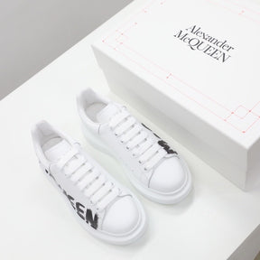 Alexander mcqueen graffiti white