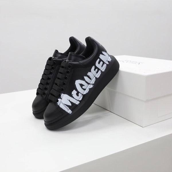 Alexander McQueen graffiti black