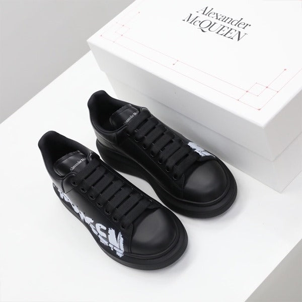 Alexander McQueen graffiti black